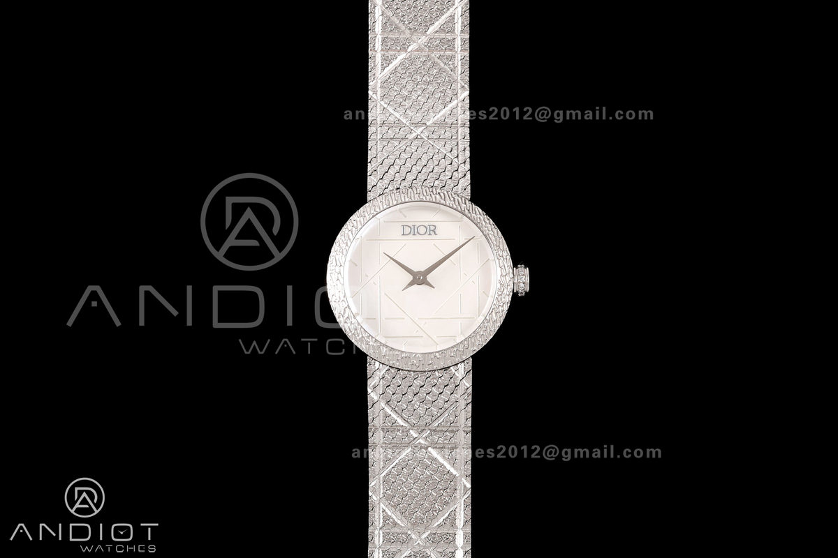 LA D DE DIOR SS 8848F 1:1 Best Edition cream Dial on Bracelet Quartz